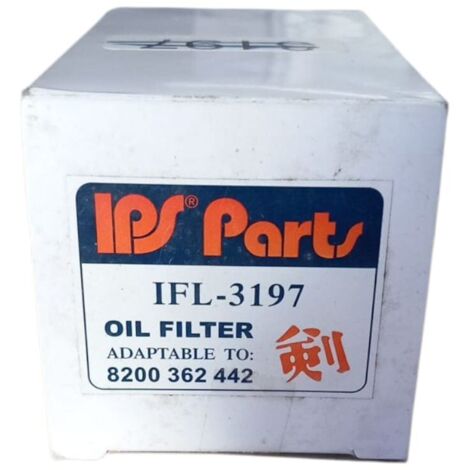 Filtro olio motore marca ips-parts codice filtro ifl-3197