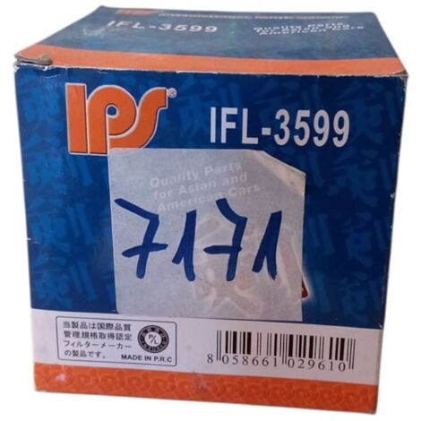 Filtro olio motore marca ips-parts codice filtro ifl-3599