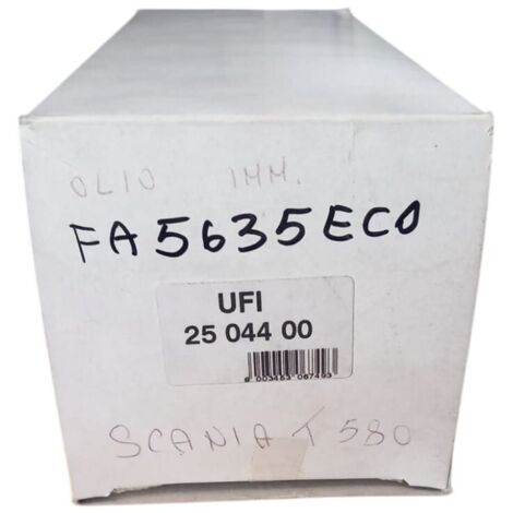 Filtro olio motore marca ufi codice filtro 2504400