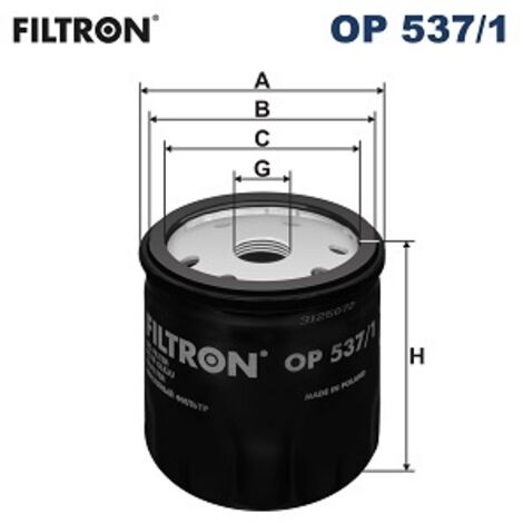 FILTRO OLIO OP5371 FILTRON