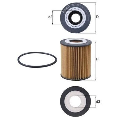 FILTRO OLIO OX1237D KNECHT