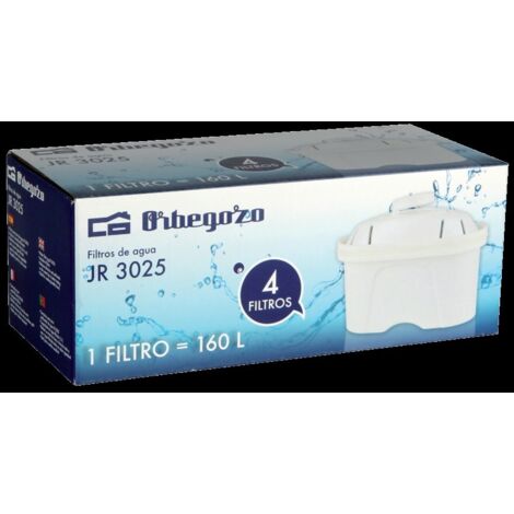 FILTRO ORBEGOZO 16237 PARA JARRAS JR3025 (4 UNID.)