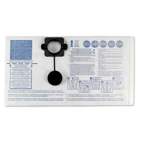 Filtro papel Aspiradores Industriales de Gisowatt para modelos Lavamatic Green, Technocleaner 20P, Technocleaner 20X, PC20