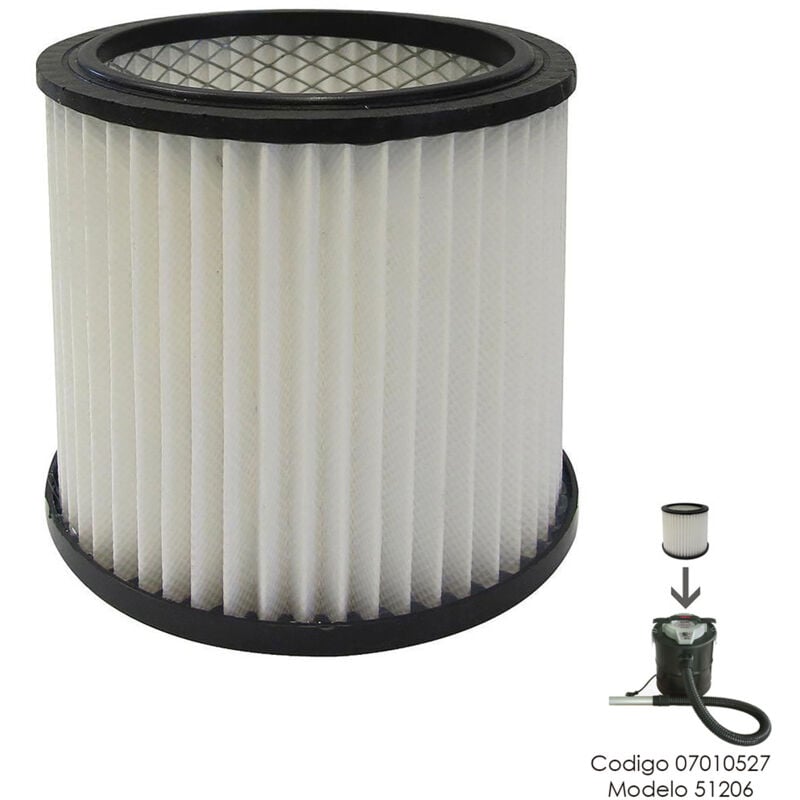 Yamato - Filtro Para Aspirador De Cenizas 07010527 (Modelo 51206)