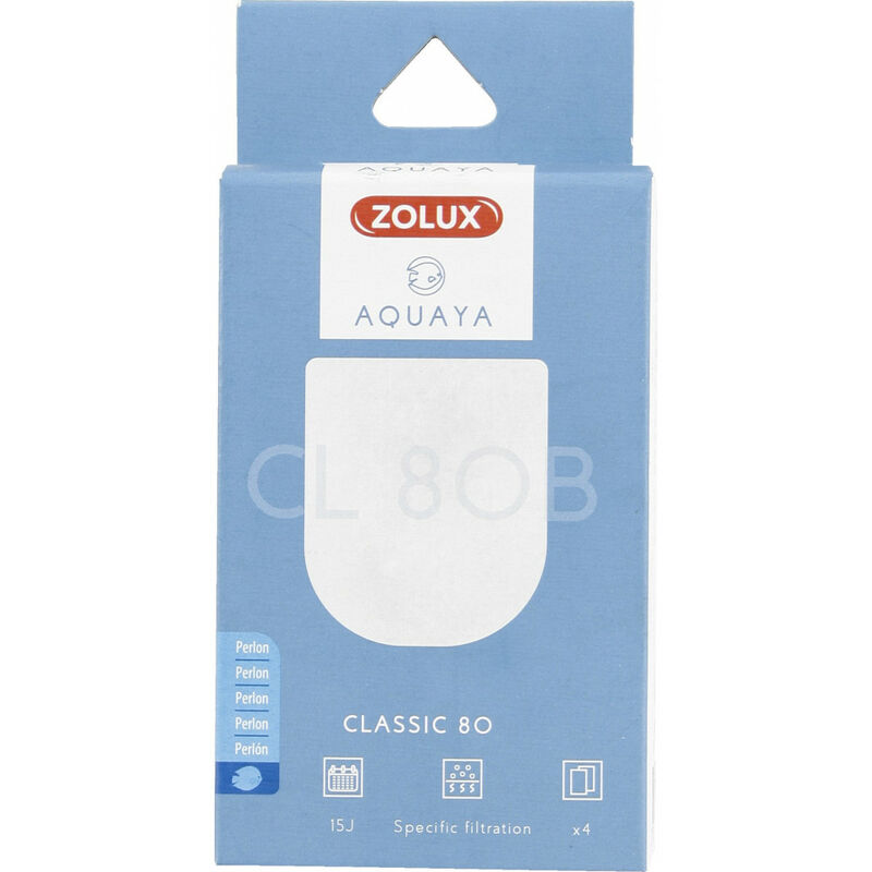 

Filtro para la bomba clásica 80, filtro CL 80 B de perlón x 2. para el acuario.