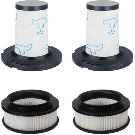 Filtro para Rowenta X-Force Flex 11.60 12.6 14.60 15.60 Animal RH98xX RH99xx, 2 filtros premotor + 2 filtros postmotor ZR009007 ZR009008