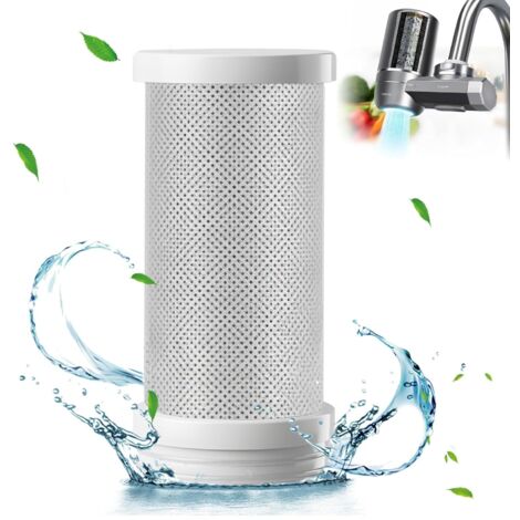 Filtro per acqua a carboni attivi per rubinetti, filtro per rubinetto da cucina, filtro per acqua potabile che riduce piombo e cloro, filtra circa 70 sostanze, accessorio da cucina (cartuccia)