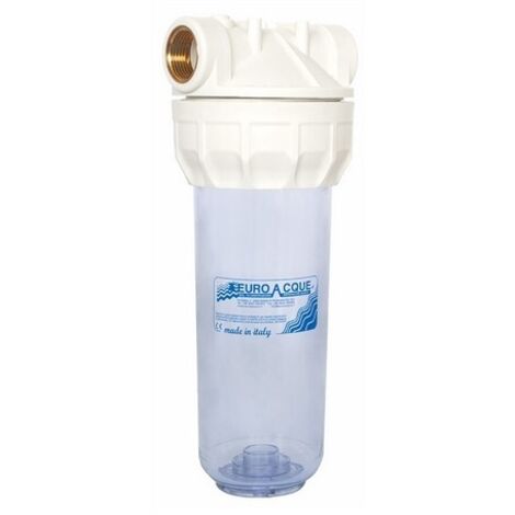 FILTRO PER ACQUA IN PLASTICA 10" - Att. 1"1/4