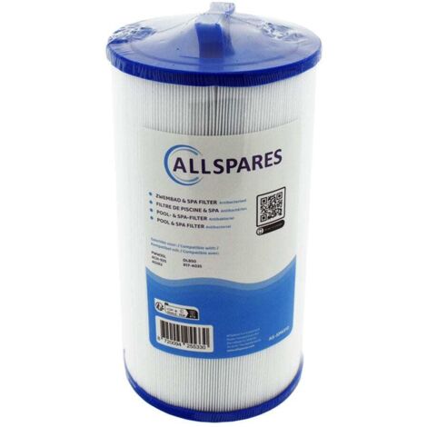 Filtro per acqua per spa AllSpares PWW35L / 4CH-935 / DL850 / 40262