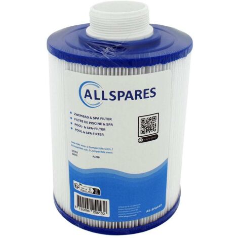 Filtro per acqua per spa AllSpares SC753 / 52512 / PJZ16