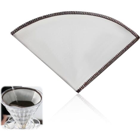 Filtro per caffè riutilizzabile, misura 4, compatibile con macchina da caffè (HD7546/20) e altre macchine da caffè con filtro, resistente, facile da pulire, 8-12 tazze