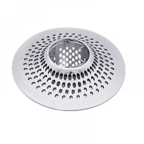 Filtro per capelli in acciaio inossidabile per vasca e doccia, 12 cm