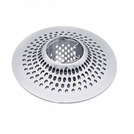 Filtro per capelli in acciaio inox per vasca e doccia, 12 cm