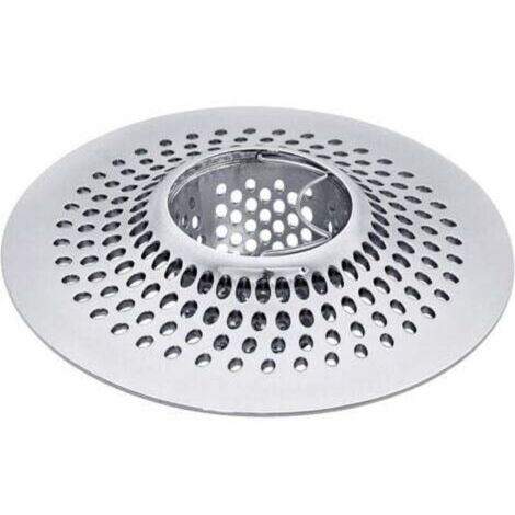 Filtro per capelli in acciaio inox per vasca e doccia.