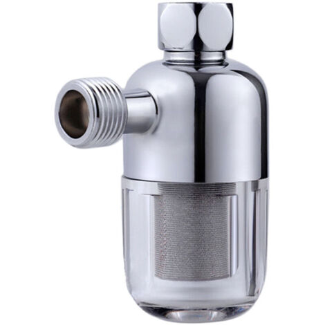 Filtro per doccia, filtro per acqua dura, filtro riutilizzabile con filettatura interna ed esterna da 1/2 pollice, filtra efficacemente le impurità nell'acqua, adatto per scaldabagni