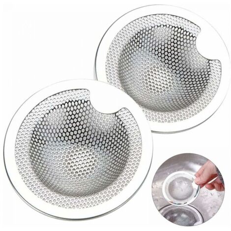 Filtro per lavello da cucina in acciaio inox da 2 pezzi, filtro per lavello da cucina, filtro per lavello da cucina, griglia per lavello da cucina per lavello da cucina, bagno, lavabo, vasche da bagno