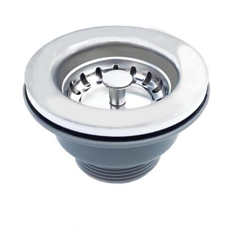 Filtro per lavello – diametro esterno 85 mm, adatto per lavelli da cucina, bagno, ecc. – 1 pezzo, acciaio inox