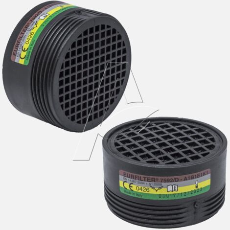Filtro protezione A1B1E1K1 per semimaschera serie NEW EURMASK Milla s.r.l. - adattabile a Raccordi filettati speciali