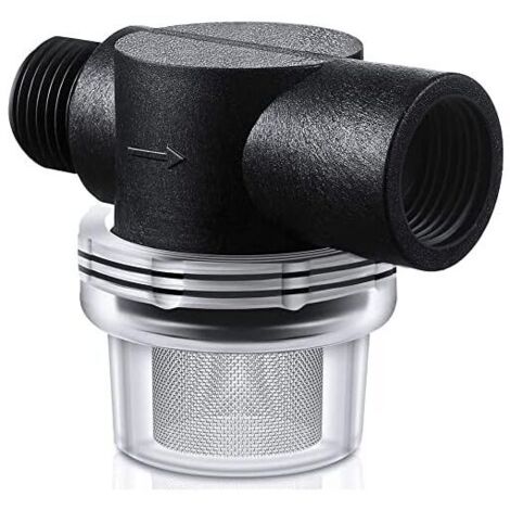 Filtro per pompa (7,62 × 3,68 × 5,89 cm), filtro di ricambio per tubo flessibile girevole da 1/2 pollice, compatibile con pompe o P