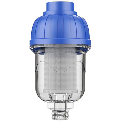 Filtro per sedimenti riutilizzabile da 1,27 cm, filtro per sedimenti rotante, filtro per acqua in maglia di acciaio inossidabile 316 da 40 μm, adatto per lavatrici e scaldabagni