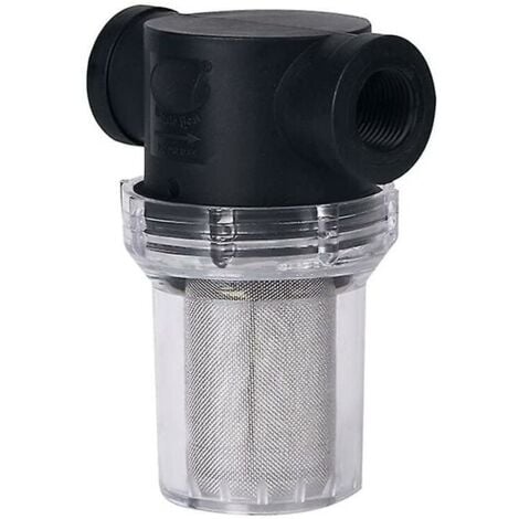 Filtro pompa da 20 mm/25 mm per tubo dell'acqua esterno Filtro multiuso per irrigazione del giardino (25 mm, 40 maglie)
