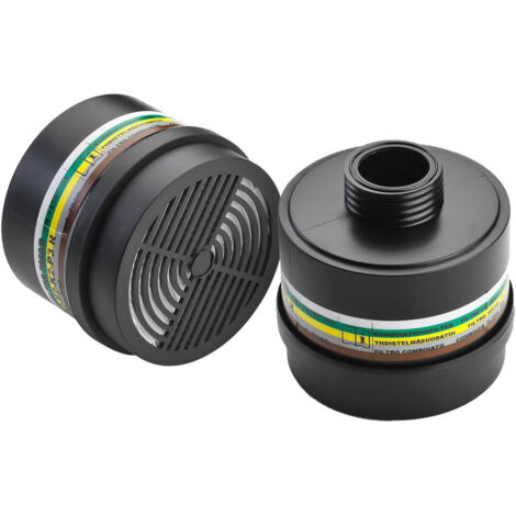 MILLA S.R.L. Filtro protezione A2B2E2K2P3-R per maschera Panarea - Adattabile a raccordo EN 148-1