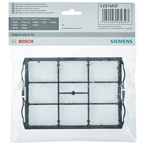 Bosch VZ01MSF Filtro Protezione Motore