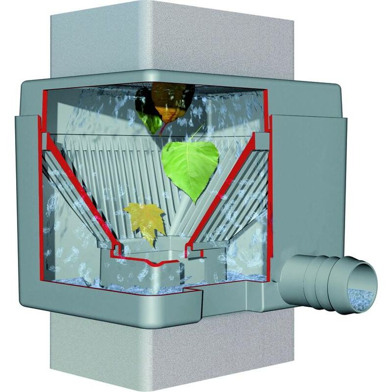 

Graf - Filtro Bajante Quattro Gris 503060