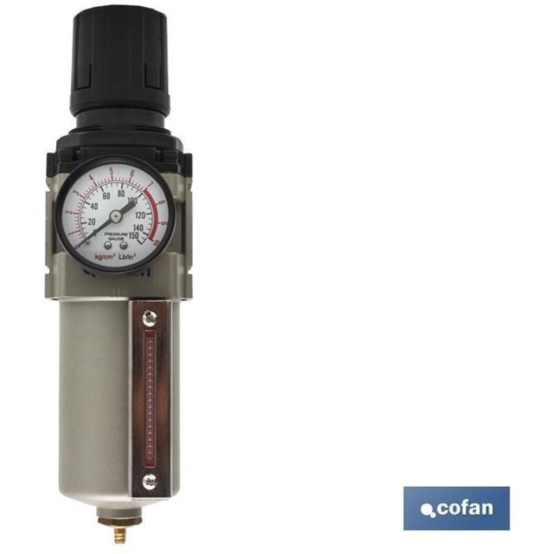 Cofan - Filtro aire con regulador 3/4