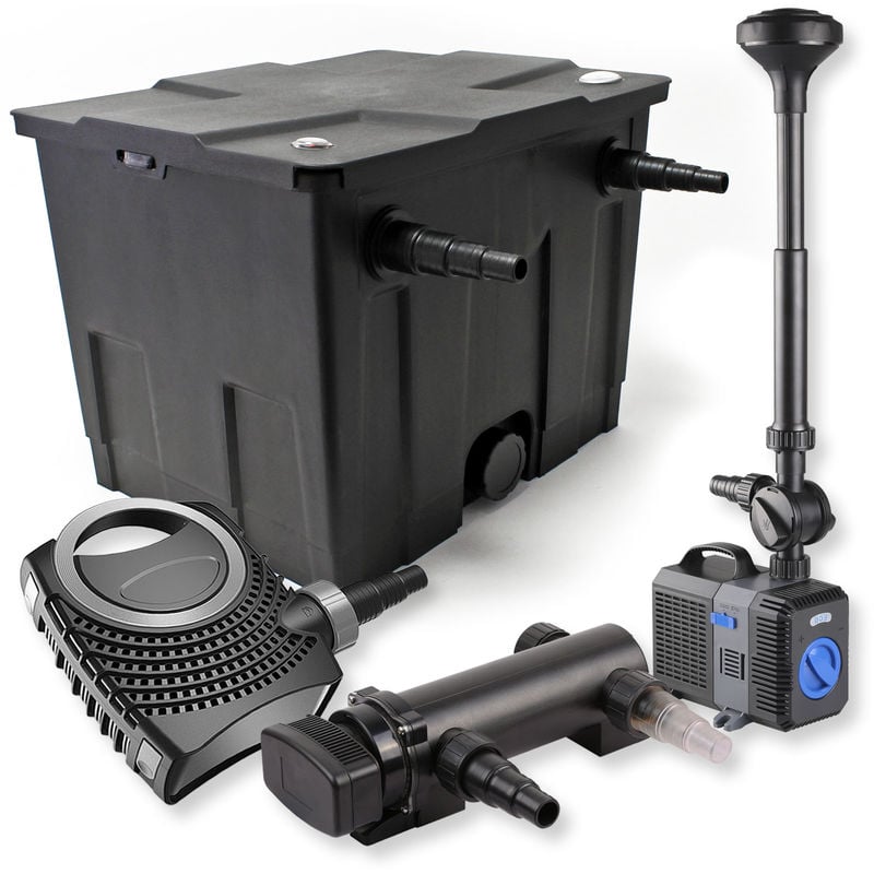 

Filtro set estanque 12000l 18W UVC Clarificador NEO8000 70W Bomba Fuente jardin