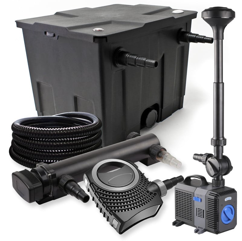 

Filtro set estanque 12000l 36W UVC Clarificador NEIO10000 80W Bomba jardin
