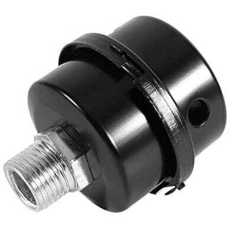 Filtro silenciador para compresor de aire, filtros de aire roscados para conectores de compresor sin aceite (rosca de 1/2" y 20 mm)