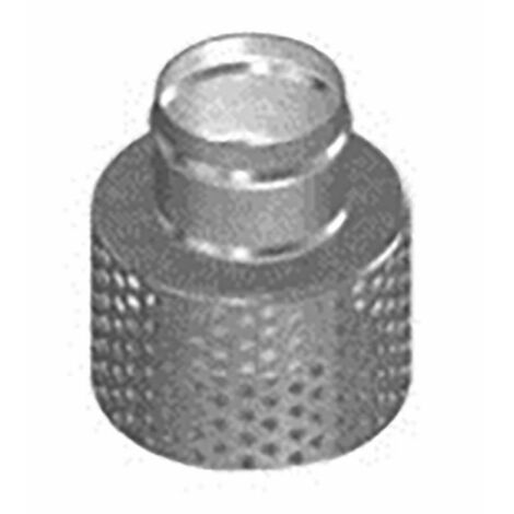 Filtro zincato con portagomma Ø 80mm