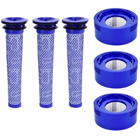 Filtros Aspiradora DYSON V7 V8 Pre Post Motor Lavables