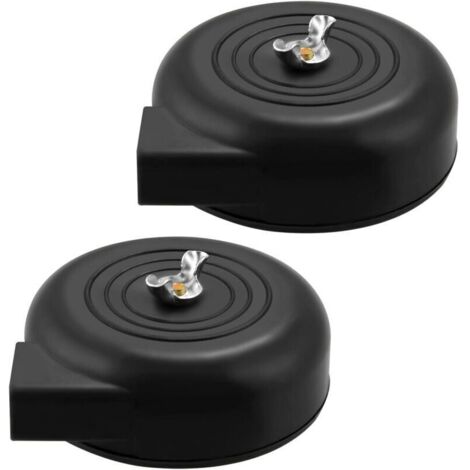 Filtros de aire para compresor – Paquete de 2 – Rosca M20 – Negro – Alto rendimiento y filtración óptima