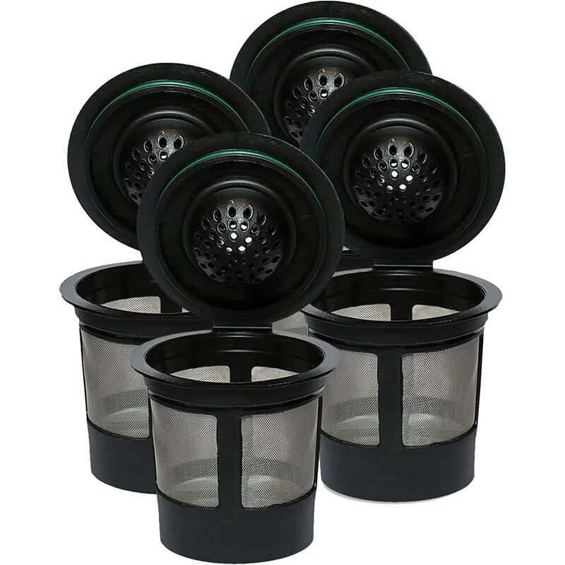 Filtros De Café Reutilizables Compatibles Con Cafetera Keurig 1.0 Y 2.0 De Una Sola Taza - Filtro De Café K Cup Recargable De Acero Inoxidable Sin