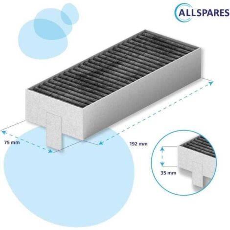 Filtros de carbón Siemens/Bosch/Neff (4 unidades) - Compatibles con 17004796/HZ9VRCR0/17004811 - Purificación del aire para cafeteras - Eficaz - Propietarios de cafeteras