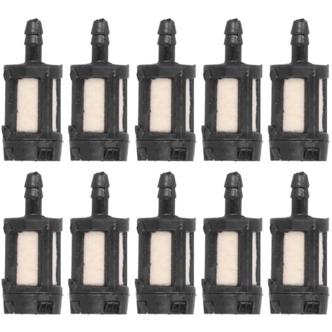 Filtros de combustible ABS para motosierras (10 unidades) – Aptos para Husqvarna, Stihl y Poulan – Juego de repuestos