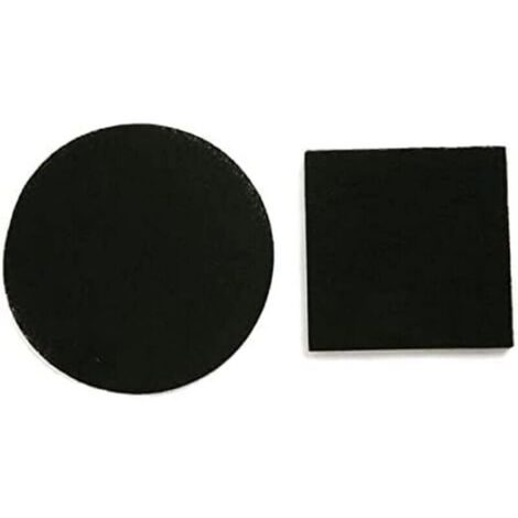 Filtros de compost de carbón activado: juego redondo de 8 piezas para cubos de cocina, compatible con la mayoría de los modelos.