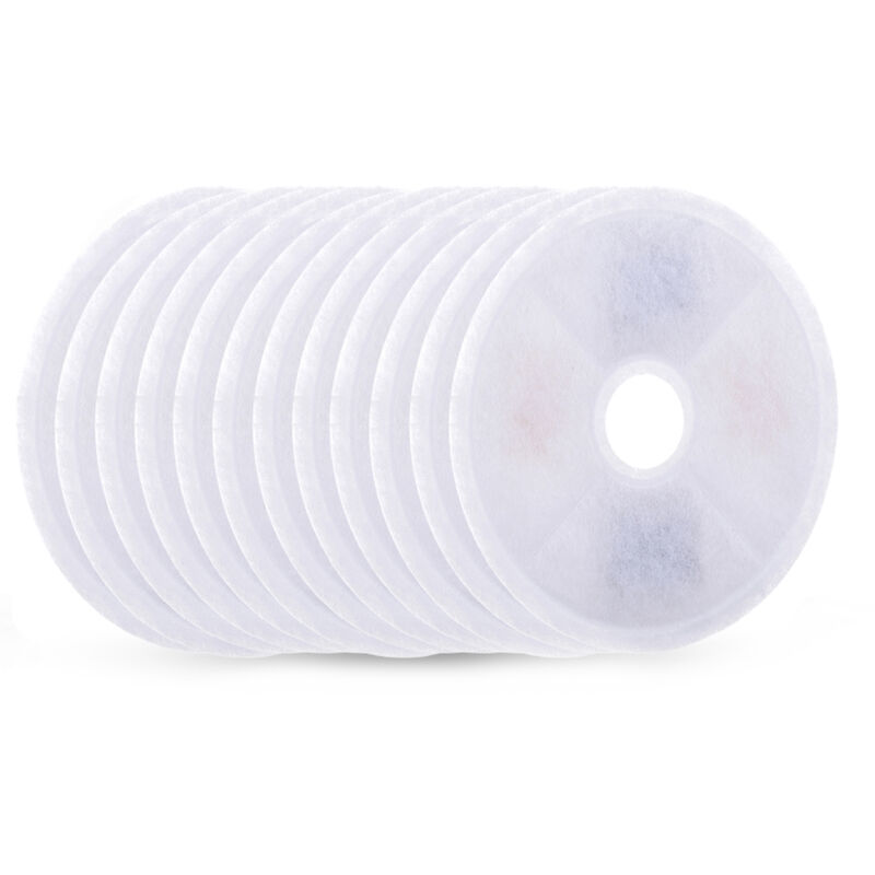

Filtros de fuente de agua para gatos Filtros de repuesto, para fuente de flores para mascotas Catit Fuente de agua para gatos GEX,12 piezas