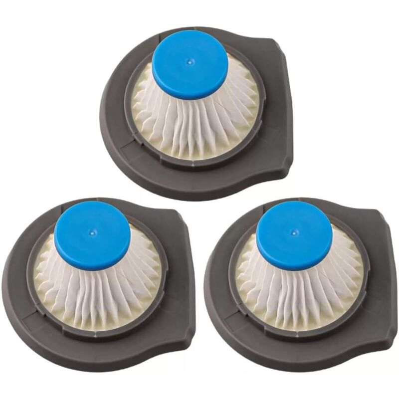 Filtros de repuesto para aspiradora BLACK & DECKER, lavables y reutilizables, compatibles con HLVCF10, paquete de 3