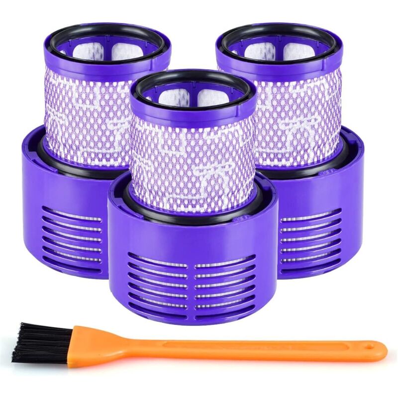 Filtros de repuesto para aspiradoras Dyson V10 Cyclone, V10 Animal, V10 Absolute, V10 Total Clean y SV12. Compatibles con Dyson n.° 969082-01.