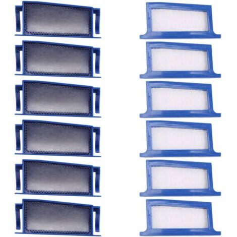 Filtros de repuesto para CPAP de 6 ranuras, reutilizables + desechables ultrafinos