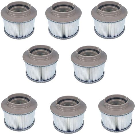 Filtros de repuesto para spas de piscinas, filtros de malla para spas de burbujas MSpa (6 unidades)