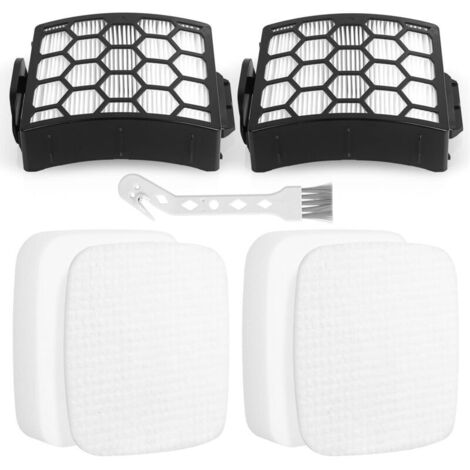 Filtros extraíbles NV602UKT para aspiradoras verticales Shark NV602UK, NV702UKT, NV612UK, NV612UKT, NZ690UK, NZ690UKT, NZ710UK y NZ710UKT. Incluye 2 filtros HEPA lavables y 2 filtros de espuma.