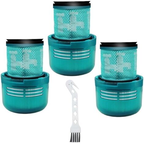 Filtros HEPA para aspiradoras inalámbricas Dyson V15, SV15, V11, Torque Drive, Animal y SV14 – 3 unidades, color verde.