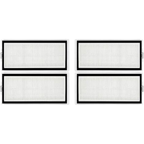 Filtros HEPA para aspiradoras robot Roborock T8 / Q7 MAX / Q7 MAX+ / Q5 Pro / Q8 MAX / Q5 Pro+ / Q8 MAX+ – Paquete de 4 – Alta calidad – Duraderos