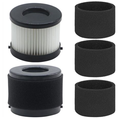 Filtros HEPA y de espuma para aspiradoras compactas - Paquete de 2 y 4 unidades