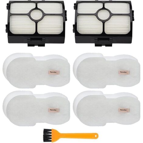 Filtros HZ3002 para aspiradora vertical con cable ultraligera Shark HZ3002 Stratos, paquete de 10 filtros HZ3002 comparables al número de pieza XFFKHZ3000, 2 filtros HEPA y 4 filtros de espuma y