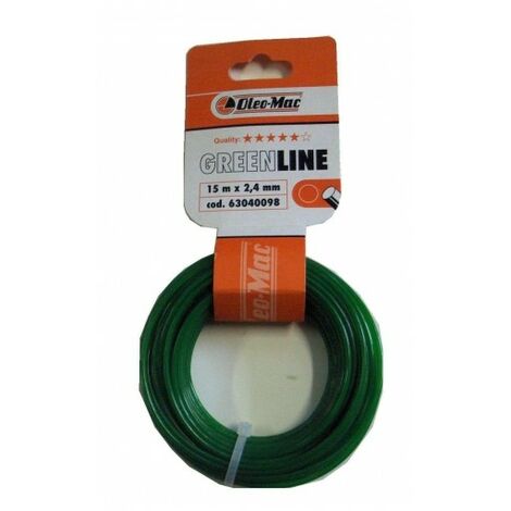 FILV3X15C - Bobineau Fil Nylon Carré D.3mm x 15m